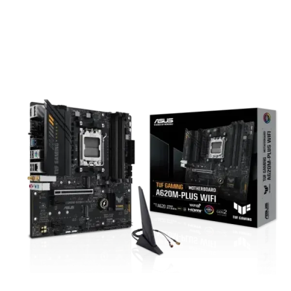 ASUS TUF GAMING A620M-PLUS WIFI AMD AM5 Micro-ATX Motherboard